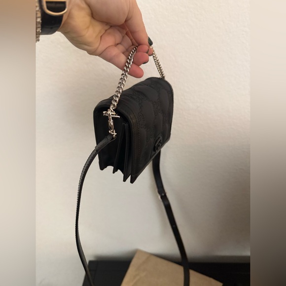 Gucci GG Matellase Mini Messenger Bag, NWT - Picture 4 of 13